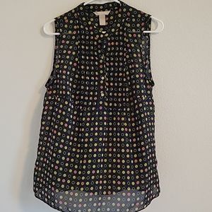 Banana Republic sheer top sz large